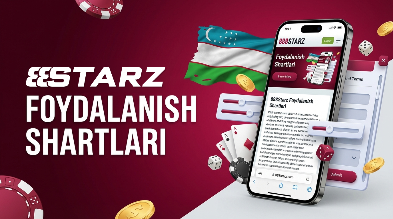 888Starz foydalanish shartlari bilan tanishing